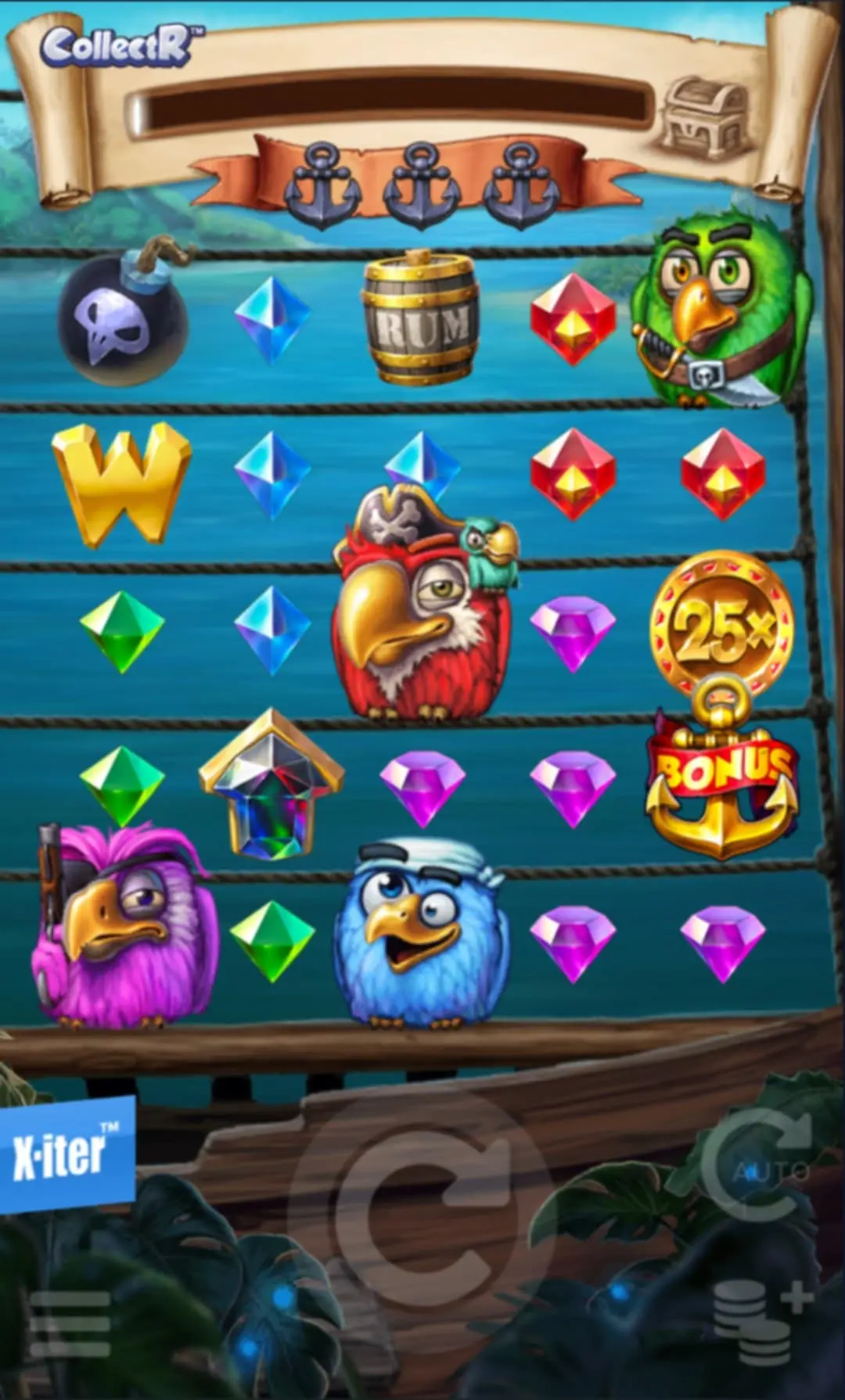 Παιχνίδι slot Pirots σε κινητό