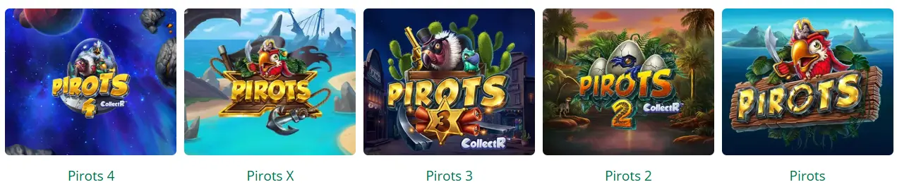 Εκδόσεις σειράς Pirots 2 3 X