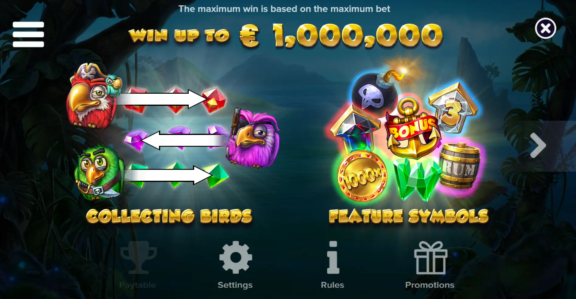 Διεπαφή slot Pirots ELK Studios